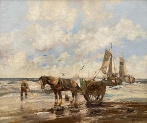 Willem George Frederik JANSEN(1871-1949),''Poszukiwacz muszli''