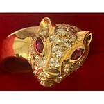 Pantherförmiger Ring