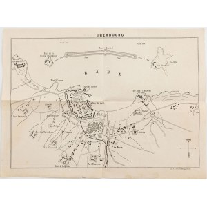 PLAN CHERBOURGA, 1858