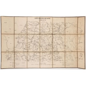 MAPA DROGOWA ALP, DORZECZE VAR, XIX/XX w.