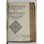 MURET Marc-Antoine, Orationum M. Antonii Mureti presbyteri volumen alterum,
