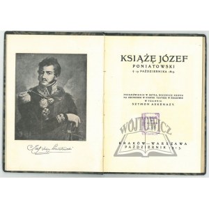 ASKENAZY Szymon, Książę Józef Poniatowski 19 października 1813.