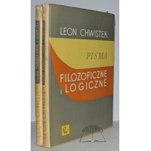 CHWISTEK Leon, Pisma filozoficzne i logiczne.