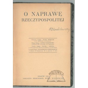 O Naprawę Rzeczypospolitej.