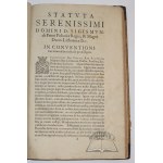 STATUTA serenissimi domini D. Sigismundi Primi, Poloniae Regis, Magni Ducis Lithuaniae, &c. In conventionibus generalibus edita et promulgata.