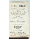 PUFENDORF Samuel, Rouxel Claude tł., Introduction a l'histoire Des principaux Etats, Tels qu'ils sont aujourd'hiu dans l'Europe.