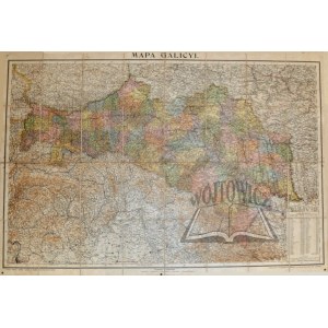 (GALICJA). HERRICH Alwin - Mapa Galicyi.