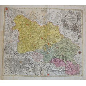 (ŚLĄSK). Nova mappa geographica totius Ducatus Silesiae....