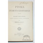 KRASIŃSKI Zygmunt, Pisma