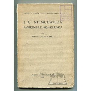NIEMCEWICZ Julian Ursyn, Pamiętniki z 1830 - 1831 roku.
