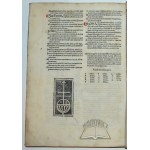 MARTINUS Polonus (Inkunabuł 1486), Margarita decreti seu Tabula Martiniana edita per fratrem Martinum ordinis predicatorum Domini Pape penitentiarium et capelanum.