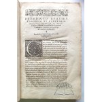 CURTIO Benedicto (Le Court Benoit), (Botanical Treatise). Hortorum Libri Triginta.