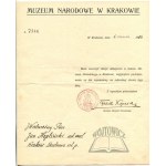 HOPLIŃSKI Jan, Zbiór ok. 120 dokumentów z lat 1899-1965.