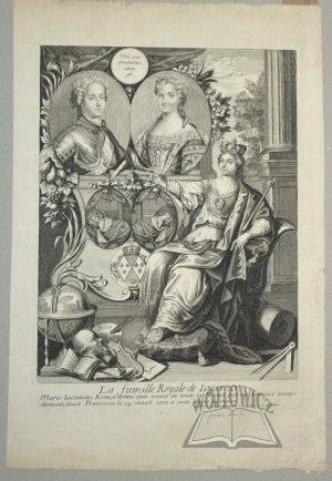 (LESZCZYŃSKA Maria). La famille Royale de Louis XV.