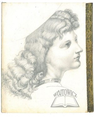 OLESZCZYŃSKI Antoni (1794-1879)., Głowa świętej.