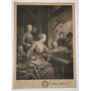 WILLE Johann Georg 1715-1808). (CZARTORYSKI), Les offres Reciproques.