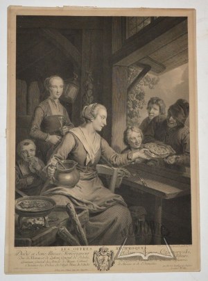 WILLE Johann Georg 1715-1808). (CZARTORYSKI), Les offres Reciproques.