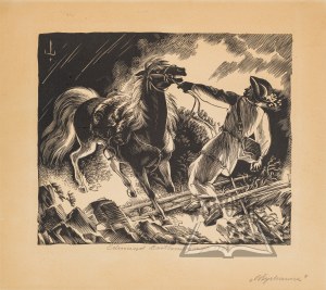BARTŁOMIEJCZYK Edmund (1885-1950), grafik., Błyskawica.