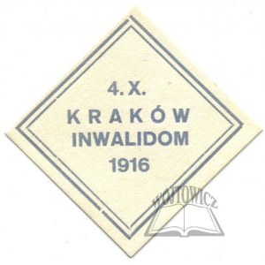 KRAKÓW inwalidom. 4. X. 1916.