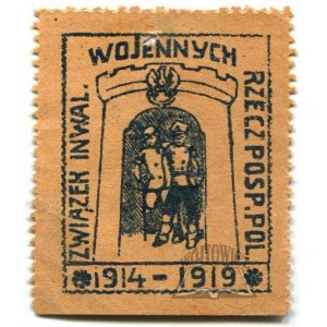 ZWIĄZEK Inwalidów Wojennych Rzp. Pol. 1914 - 1919.