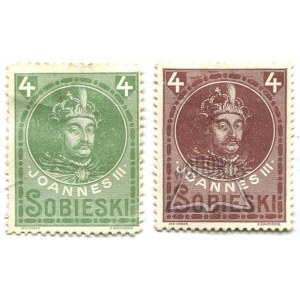 JOANNES III Sobieski. 2 Stk.