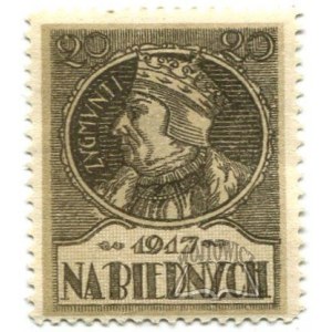 NA BIEDNYCH. Zygmunt I. 1917.