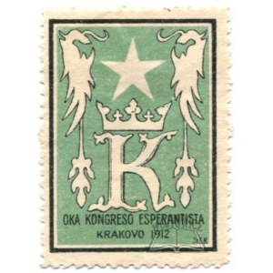 (WORLD Congress of Esperantists) Oka Kongreso Esperantista. Krakovo 1912.