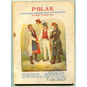 POLAK. A historical and novel calendar for the year of our Lord 1921.