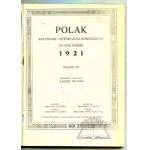 POLAK. Kalendarz historyczno-powieściowy na rok pański 1921.