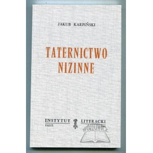 KARPIŃSKI Jakub, Taternictwo nizinne.