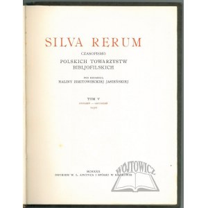 SILVA RERUM. T. V.