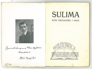 KARPIŃSKI Bolesław, Sulima. (Autograf).