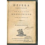 (MICKIEWICZ Adam. AUTOGRAF)., Krasicki Ignacy - Dzieła.