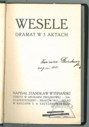 WYSPIAŃSKI Stanisław, Wesele.