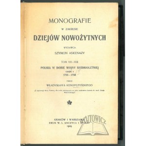 KONOPCZYŃSKI Władysław, Poland in the era of the seven-year war.