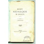 SIERPNIAK J., Rządy Niemieckie w Galicyi.