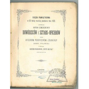 XIĘGA Pamiątkowa w 50-letnią rocznicę powstania roku 1830.