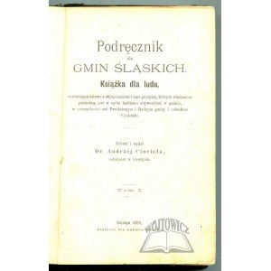 CINCIAŁA Andrzej, Podręcznik dla gmin śląskich.