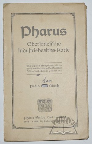 (GÓRNY Śląsk). Pharus. Oberschlesische Industriebezirks-Karte.