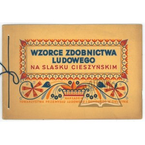 Muster der volkstümlichen Dekoration in Cieszyn Silesia.