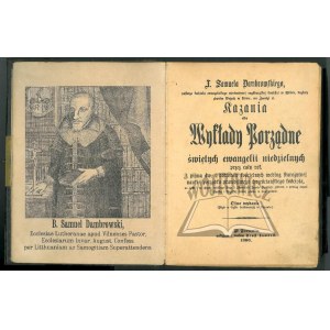 DAMBROWSKI Samuel, Kazania albo wykłady porządne świętych Ewangielii niedzielnych przez cały rok.