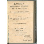 CODEX der Strafgerichtsverfahren.