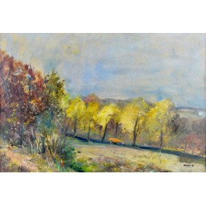 Irena WEISS - ANERI (1888-1981), Autumn Landscape I - Calvary, 1970.