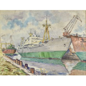 Władysław SERAFIN (1905-1988), Im Hafen I, 1967