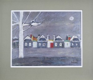 Eugeniusz TUKAN - WOLSKI (1928-2014), Pejzaż nocny