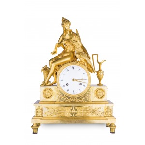 Zegar kominkowy, koniec XIX wieku, Francja