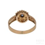 A Victorian/Edwardian pearl and sapphire ring, early 20th century