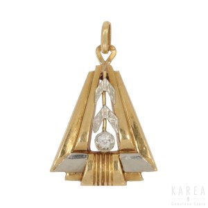 An Art Deco pendant, 1920s