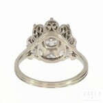 A daisy diamond ring, France, 20th century