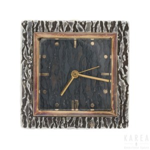 Zegar podróżny z budzikiem, Boucheron, Paryż, l. 60. XX wieku